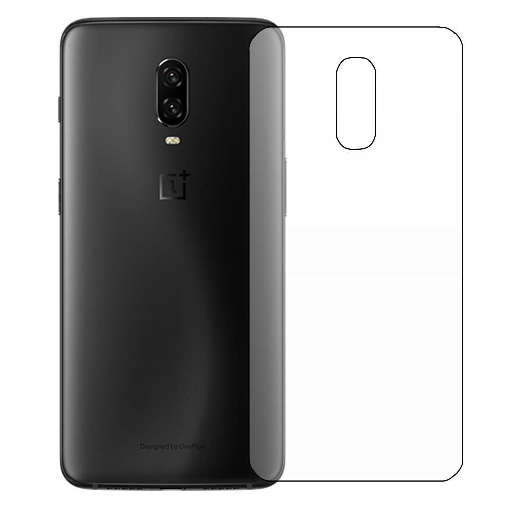 OnePlus 6T Transparent Back Cover Protector Clear poly