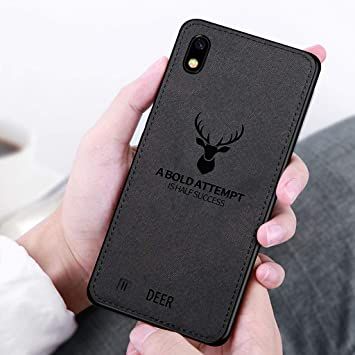 Samsung Galaxy A10 Deer Case Luxury Soft FabricCase Cover