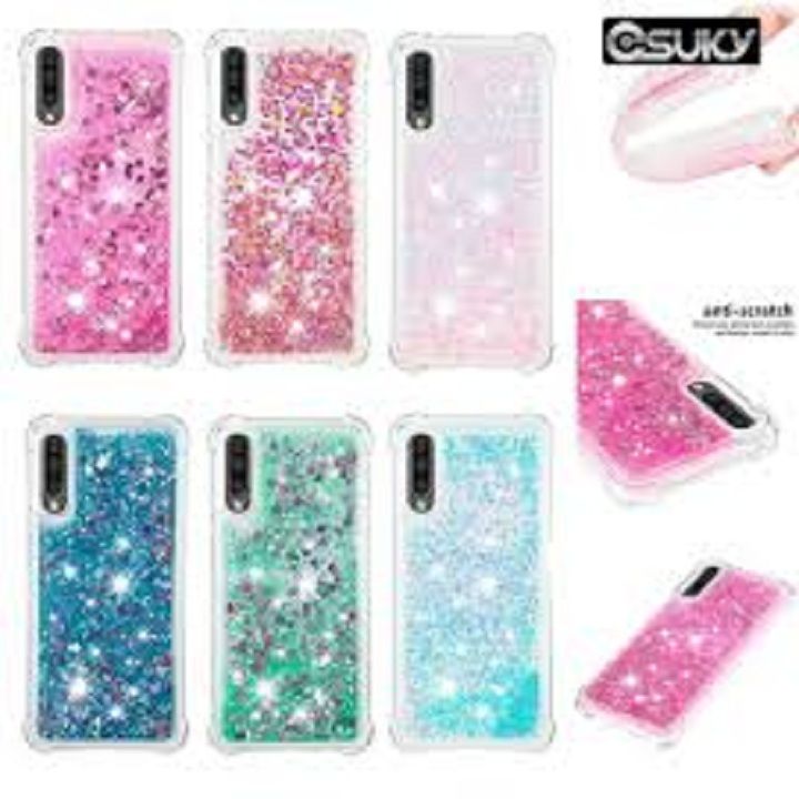 Exclusive glitter phone case for Samsung A40  Back Cover