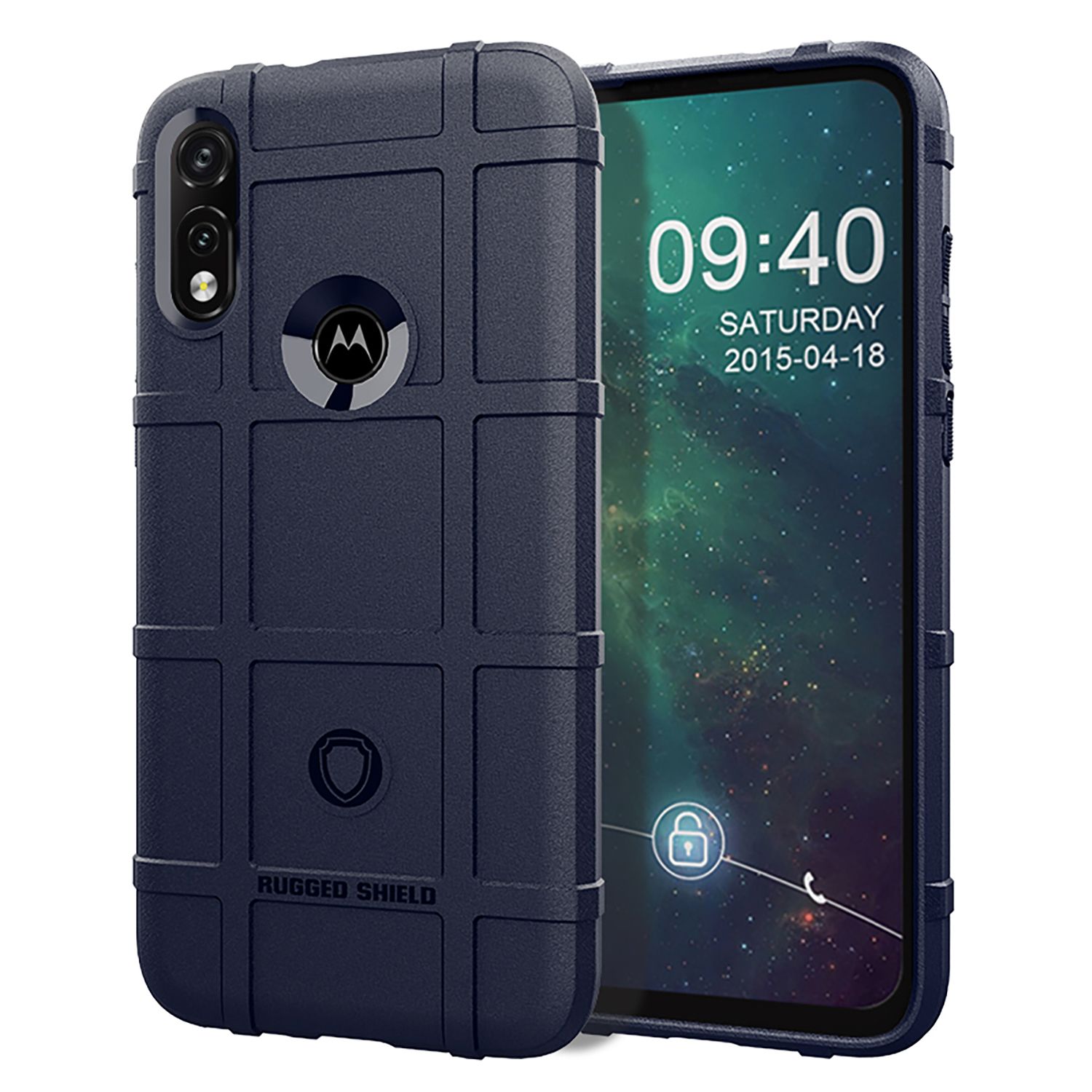 For Motorola Moto E7 Soft TPU Heavy Duty Rugged Shield Armor Tough Shockproof Protection Case Cover