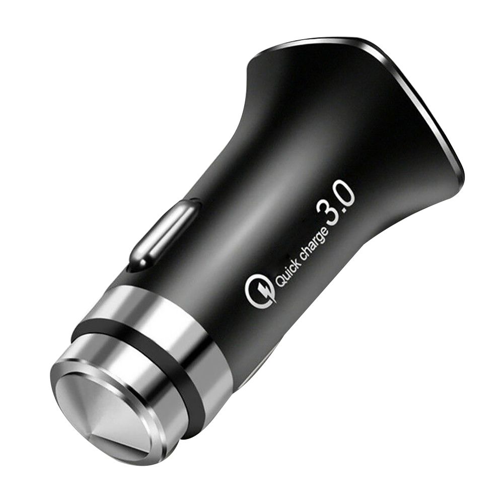 QC3.0 Quick Charging USB Auto Car Charger Power Adapter Metal Safety Hammer