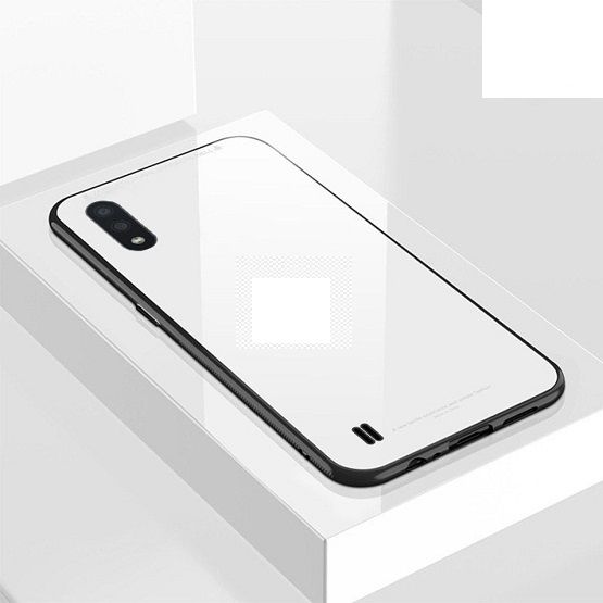 Samsung Galaxy m02 HONG KONG Design Tempered Glass Protector Casing Glass Back Phone Cover