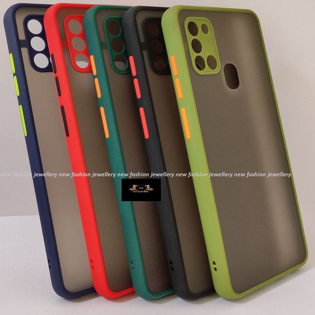 M31 / F41 Back Cover camera protector Smoke Silicone Matte cases