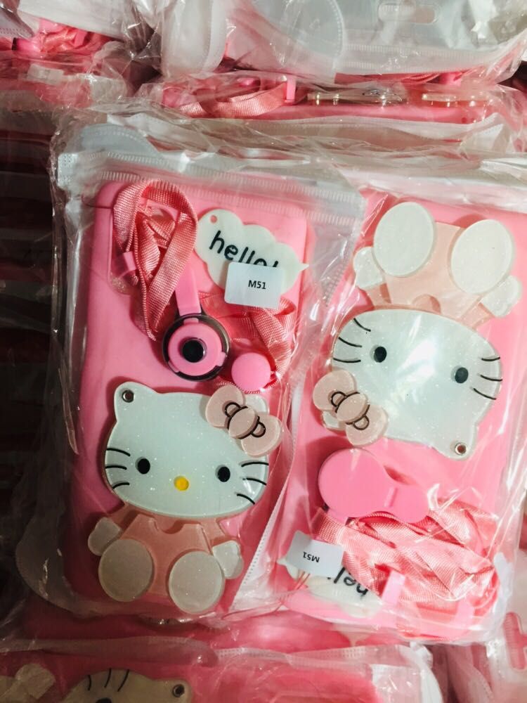 Samsung Galaxy M51 / A71 / A71 5G / A71 5G UW / A Quantum Luxury Cute Cartoon Hello Kitty Soft Silicone Rubber Mobile Phone Back Cover Case