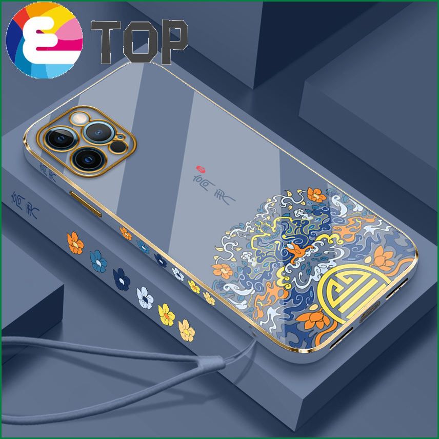 Suitable for Apple 12 mobile phone shell iphone11 Chinese style personality national tide 11pro protective sleeve all-inclusive promax