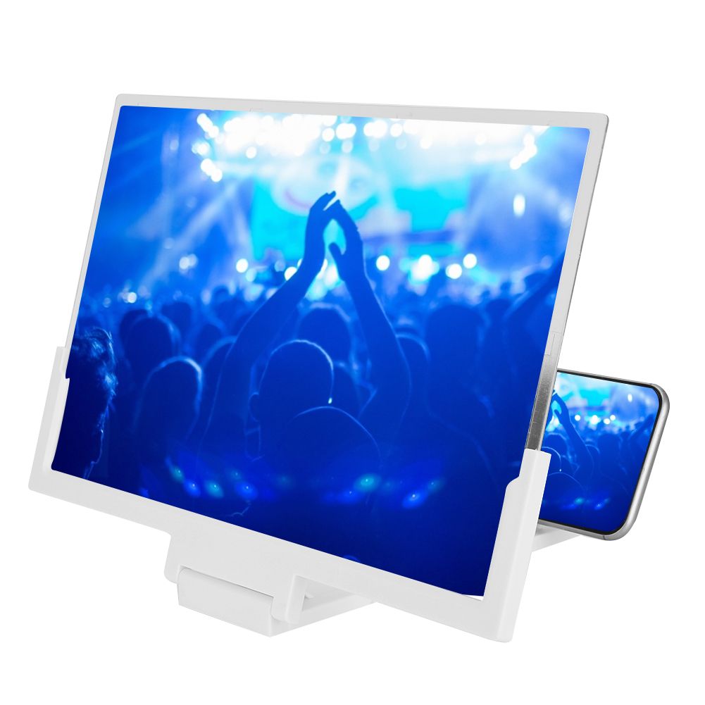 12 inch Folding Video Screen Amplifier HD Magnifier Stand Bracket G