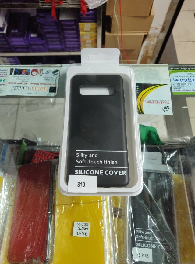 Samsung Galaxy S10 Luxury Soft-touch Finish Silicone Shockproof Bumper Protective Premium Back Cover