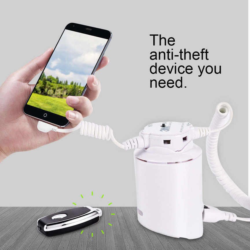 360° Rotation Anti-theft Cellphone Display Devices Security Store Stand+Charger