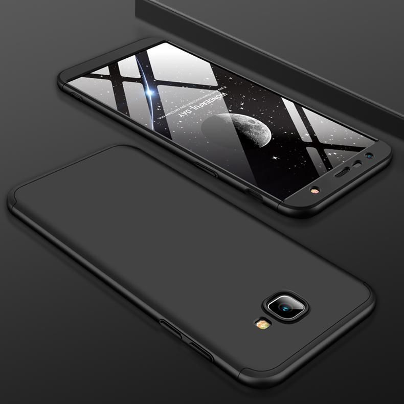 Samsung J4 Prime 360 Degree Gkk Phone Back Cover - Black