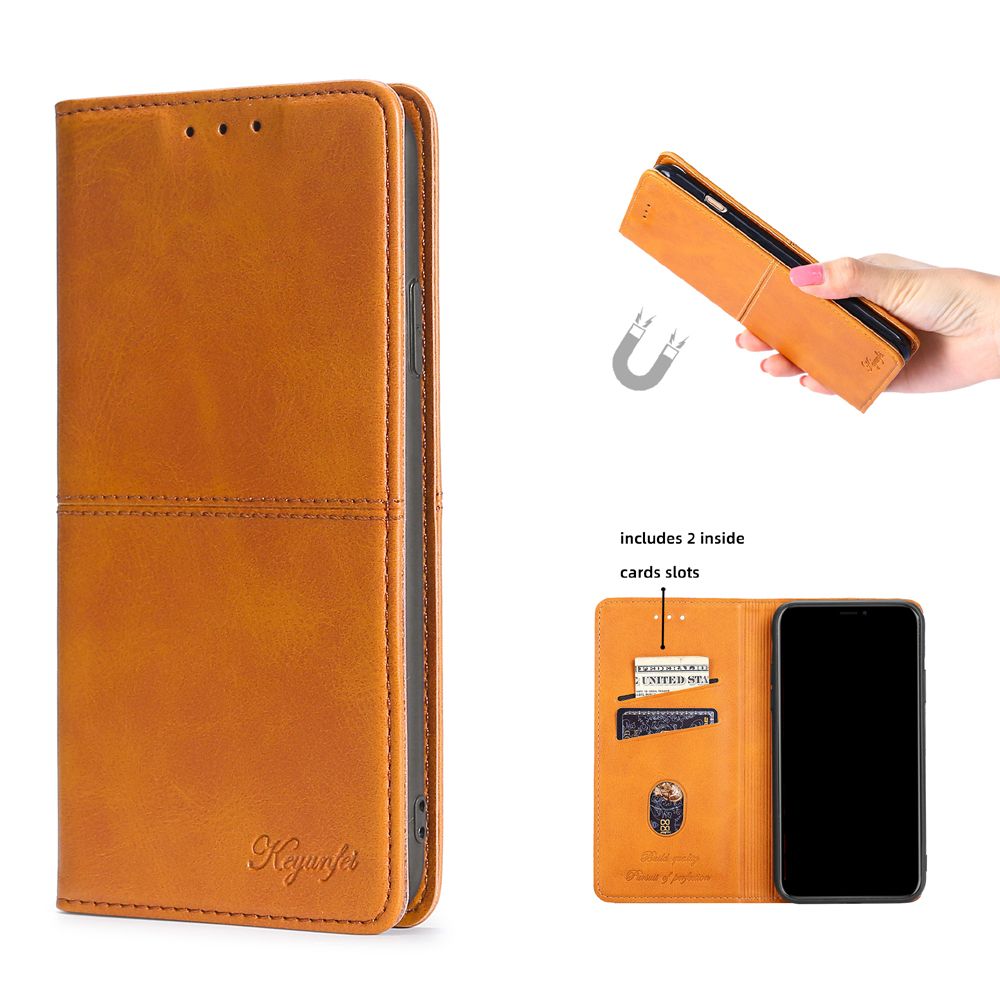Case For Samsung Galaxy A10 casing Flip leather phone case luxury retro TPU back cover