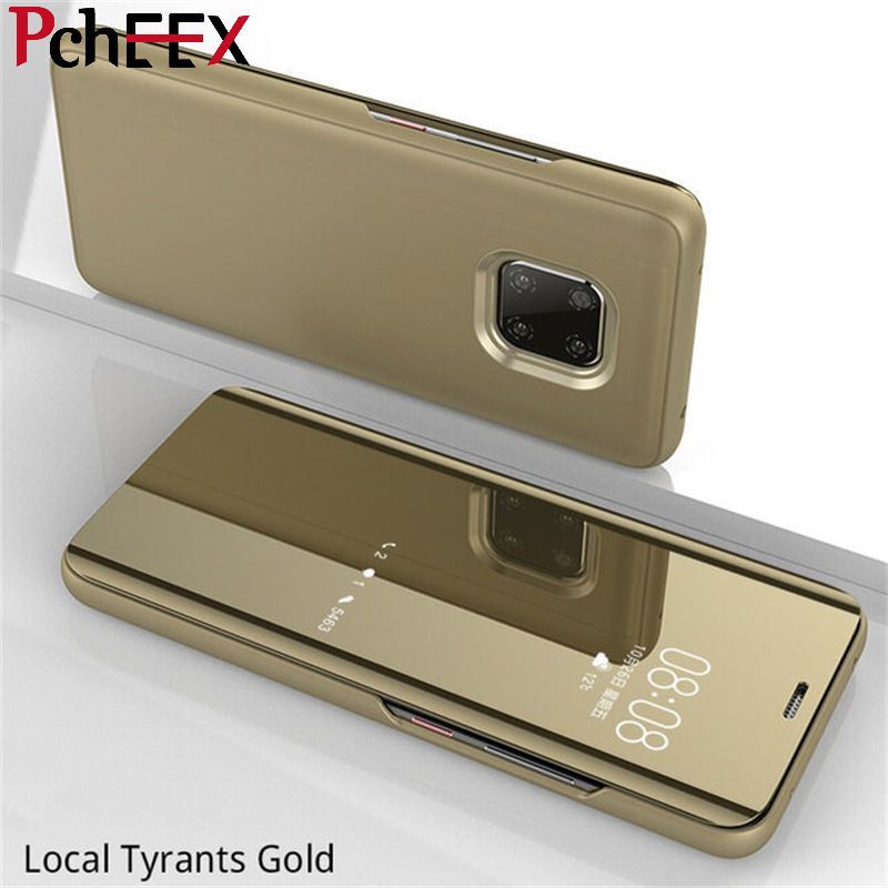 For Huawei Mate 9 Phone Case, Smart Clear View Cover Flip Stand Mirror Casing