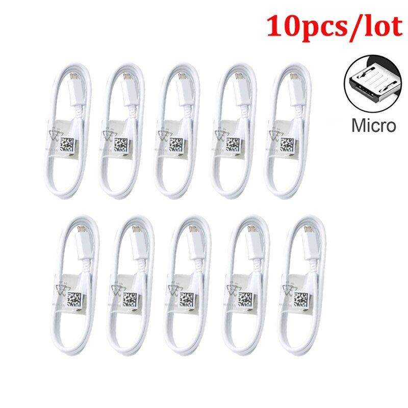 10Pcs/lot 2A Fast Charging Micro USB Cable Data Wire For Huawei P Smart 2021 2021 Honor 9A 9C 9S OPPO A15 A12 A5 A7 A8 A9 Phones