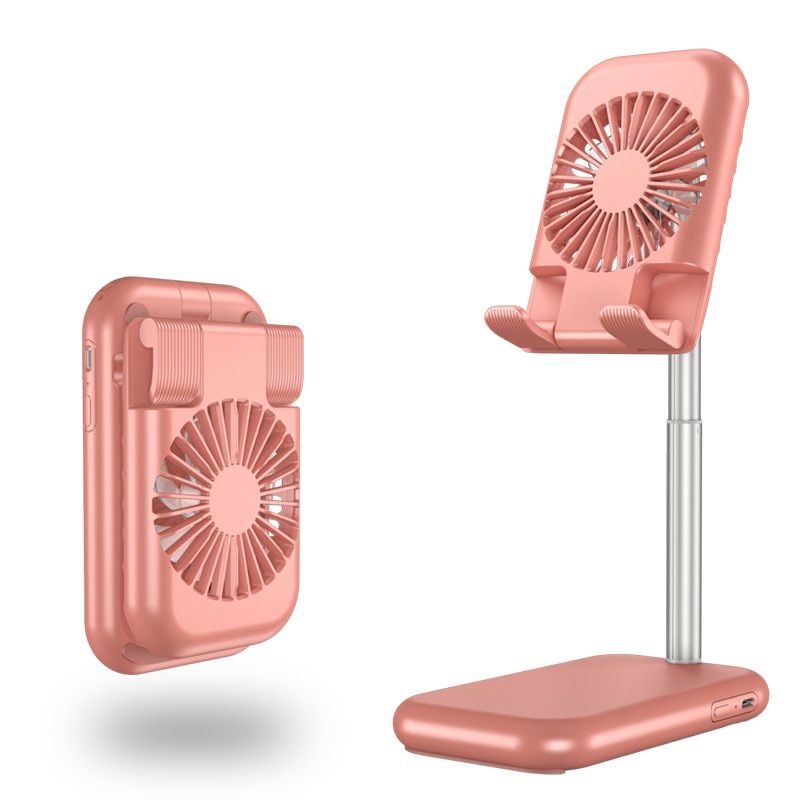 WS16 New Cooling Fan Mobile Phone Stand Multifunctional Lazy Stand Folding Fan Desktop Stand