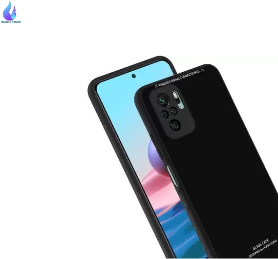 For Xiaomi Redmi Note 10 HONG KONG Design Tempered Glass Protector Casing Glass Back Phone Cover