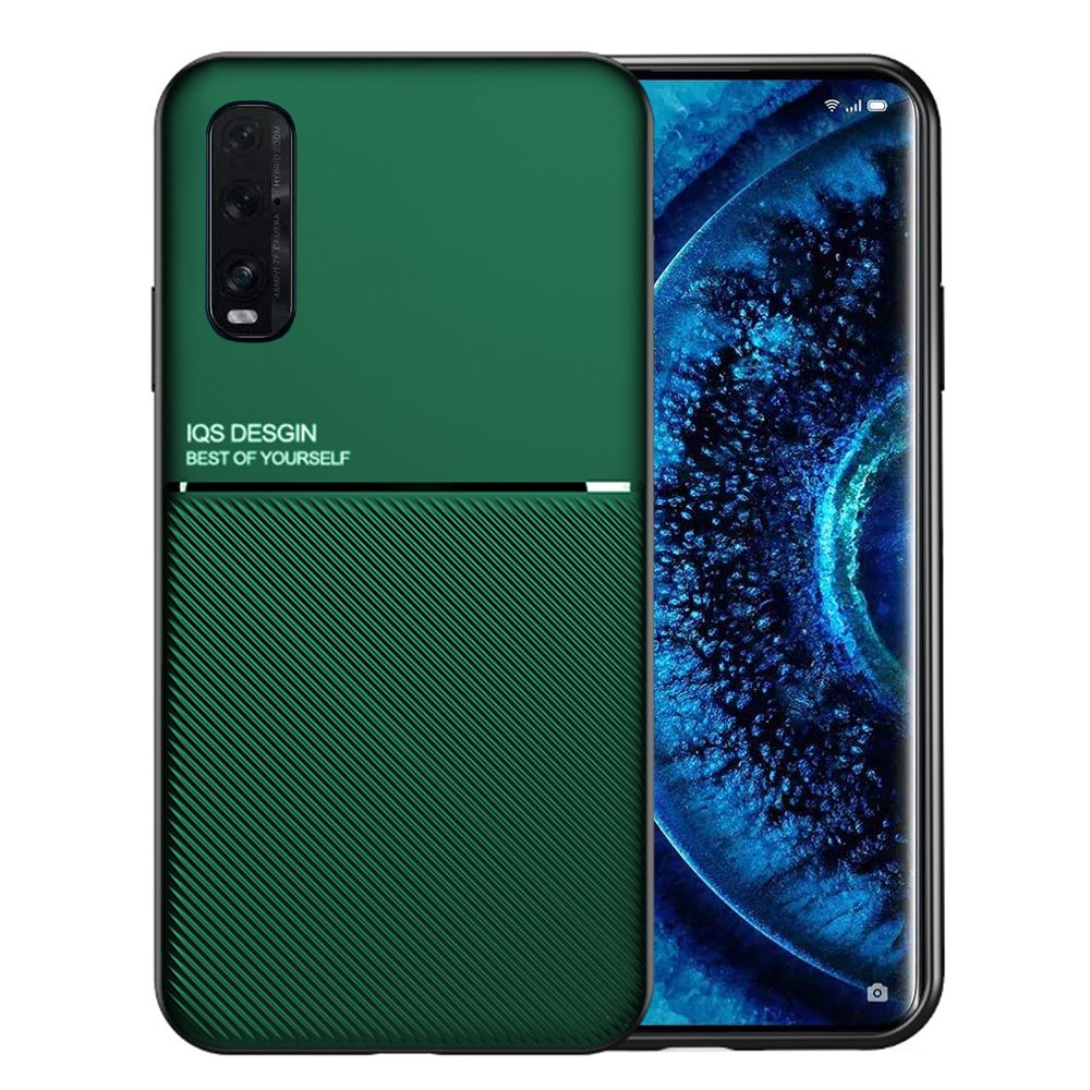 Texture Silicone Car Magnetic Case For OPPO Find X2 Soft TPU Protection Cover