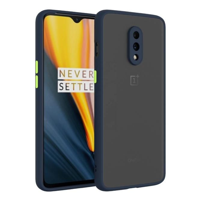 Oneplus 6T Bumper cover Frosted Shockproof Protection Casing Hard Phone Case Matte Back Cover One plus 6T Back cover