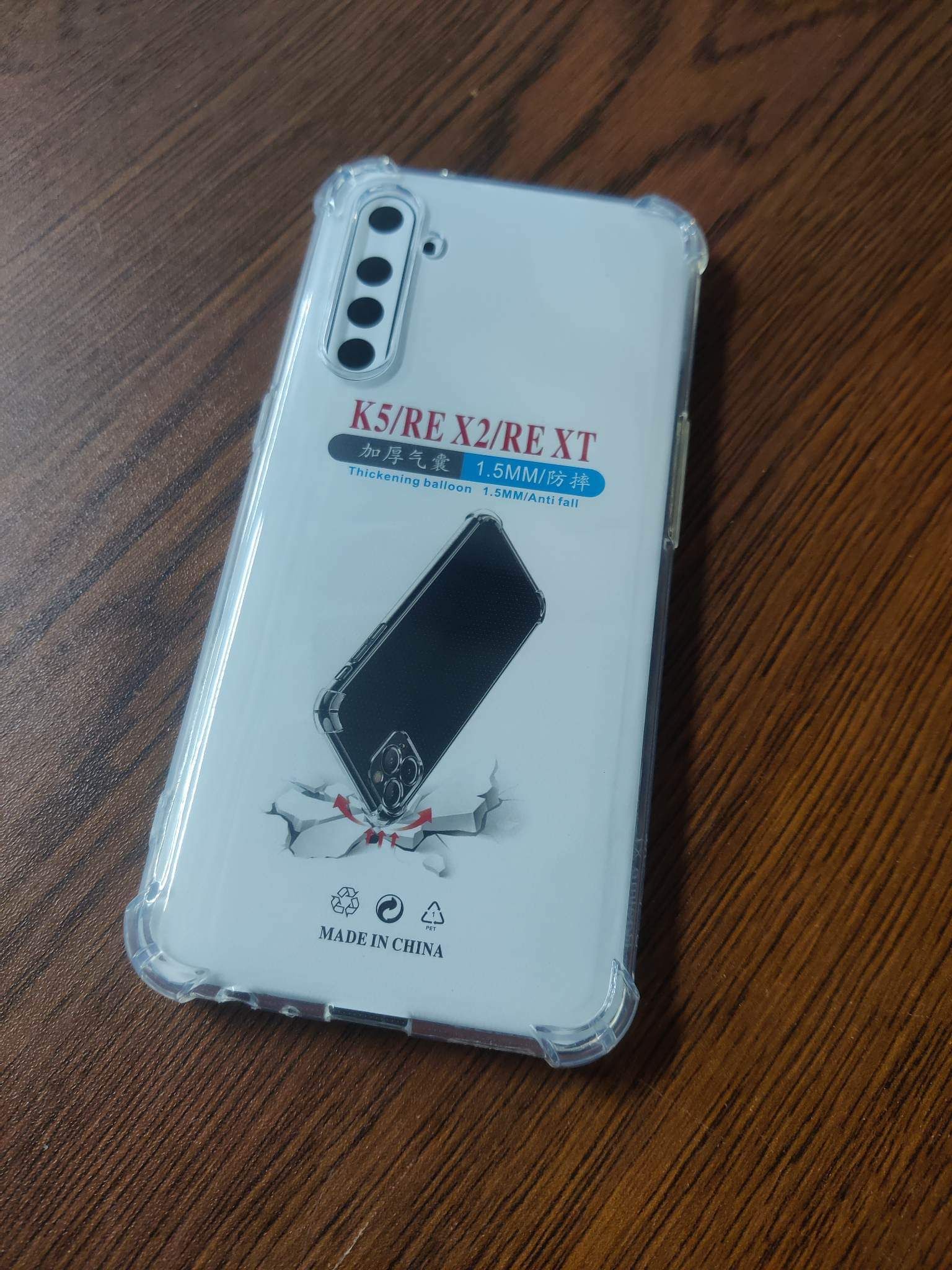 transparent back cover for realme xt / realme x2
