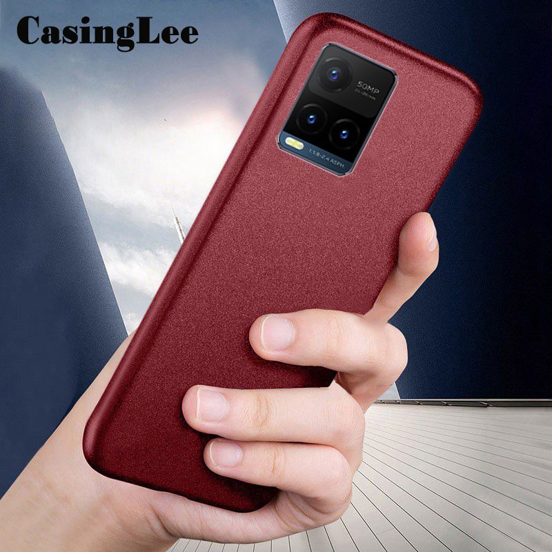 CasingLee For VIVO Y33 case Matte Silicone Soft Phone cover for VIVO Y33 Super Scrub Non-slip Phone case For girls and Boys