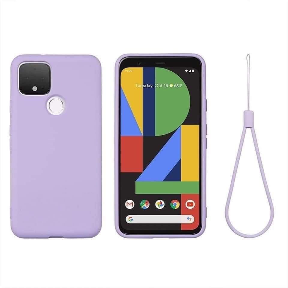 Colorful Silicone Bumper Protective Case with Lanyard For Google Pixel 6