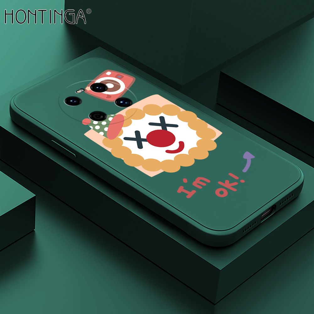 Hontinga for Huawei Mate 40 Case New Cartoon Joker Phone Case Phone Case Soft Square Edge Silicone Cases Full Lens Cover Shockproof Protection Cover