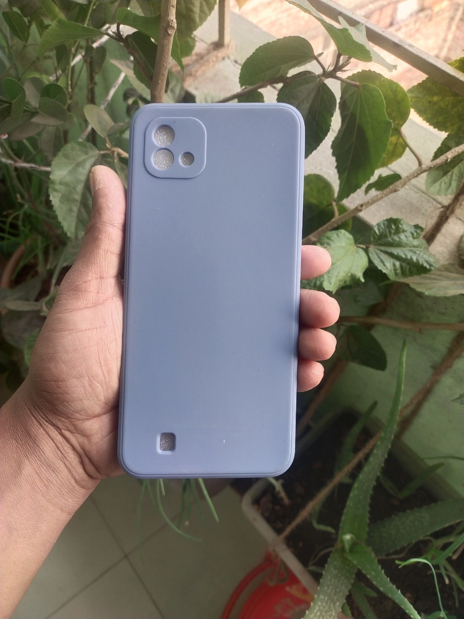 selicon back cover for realme c20 / c20a - Phone Back Cover
