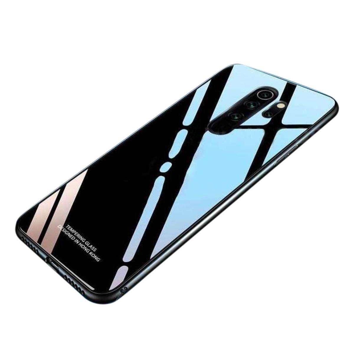 Mobile Cover Xioami Radmi Note 8 Pro -   Premium Quality Back Cover Glass Case Black