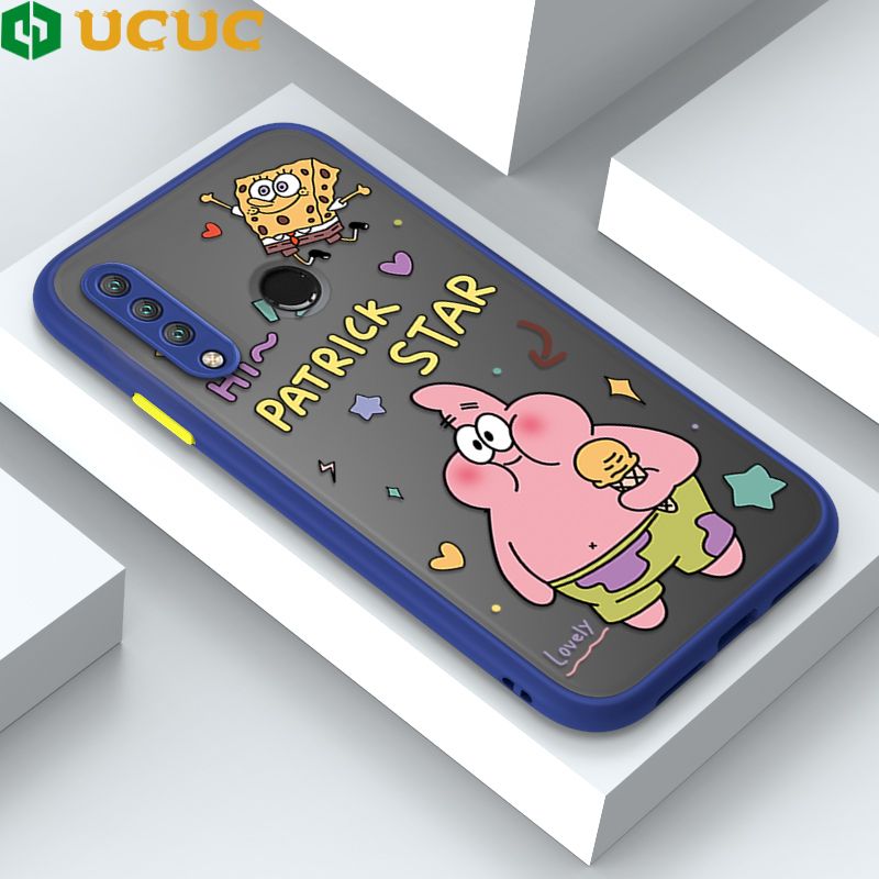 UCUC for Huawei P30 Lite / Nova 4E Back Cover Pie Gig Star Frosted Transparent Hard Phone Case Thin Shockproof Full Cover Camera Protect Case