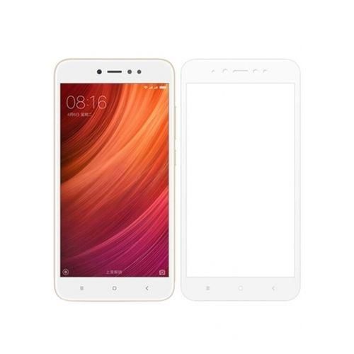 Tempered Glass Screen Protector for Xiaomi Redmi Note 5a - White