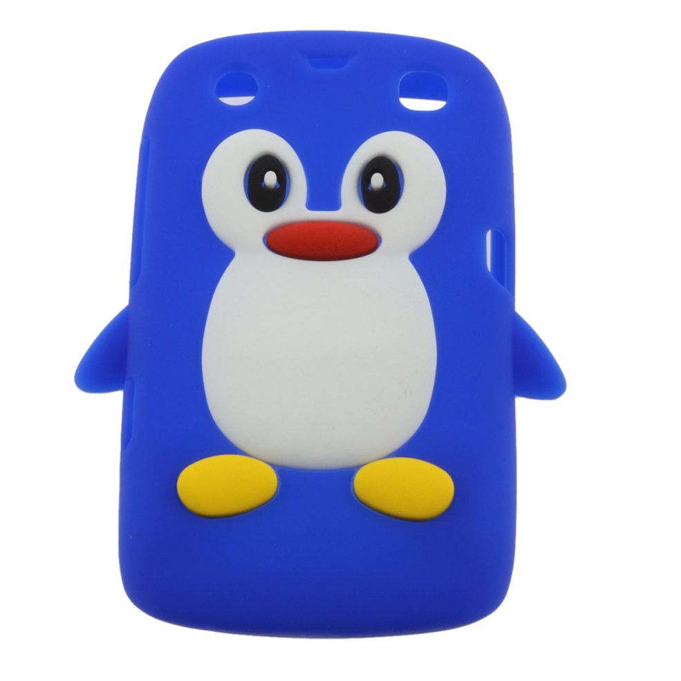 3D Penguin Shape Sil case cover for Blackberry 9360 /9350 /9370/ PT162