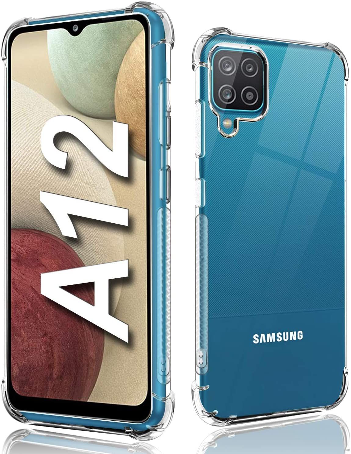 Transparent Back Cover For Samsung A12 / M12 4G - Phone Back Cover