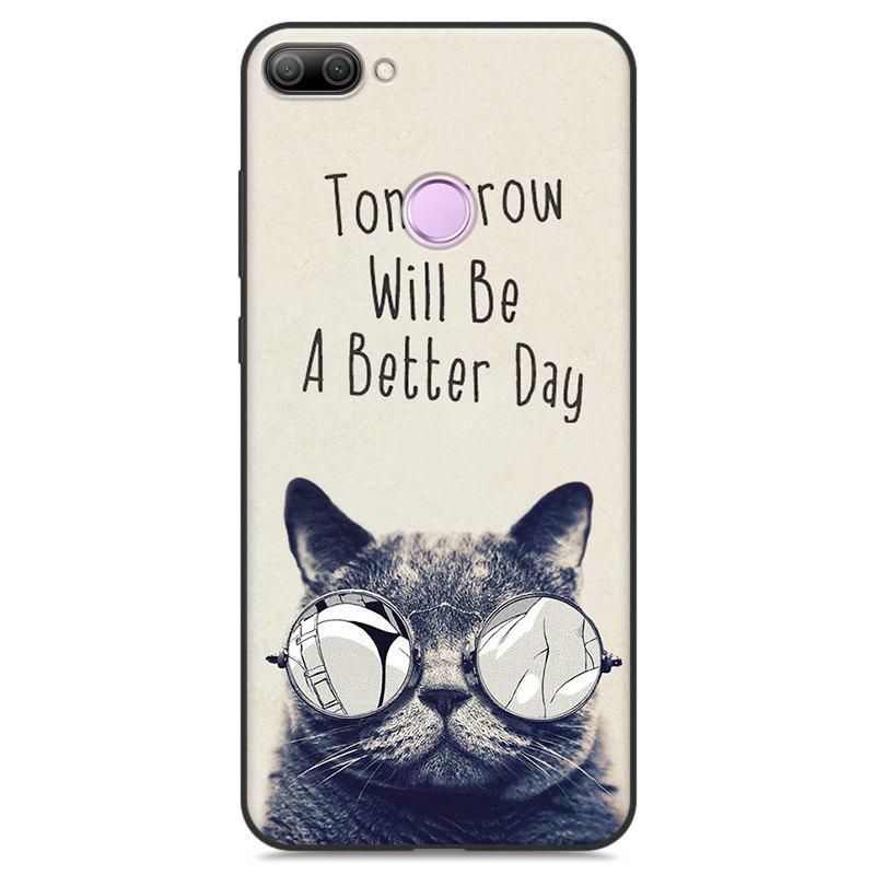 Cartoon Print Soft TPU Silicon Shockproof Case for Huawei Honor 9i