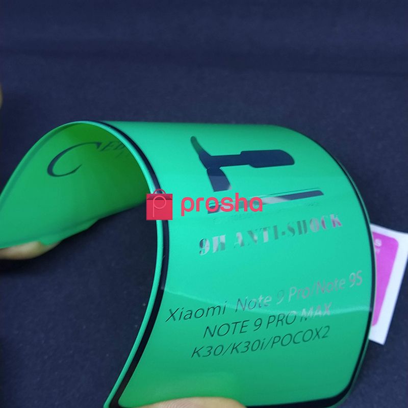 Ceramic Flexible Tempered Glass for Redmi Note 9 Pro Flexible Tempered Glass for Redmi Note 9S Flexible Tempered Glass for Redmi Note 9 Pro Max Flexible Tempered Glass for Redmi K30 Flexible Tempered Glass for Poco X2 , Anti Broken Tempered Glass