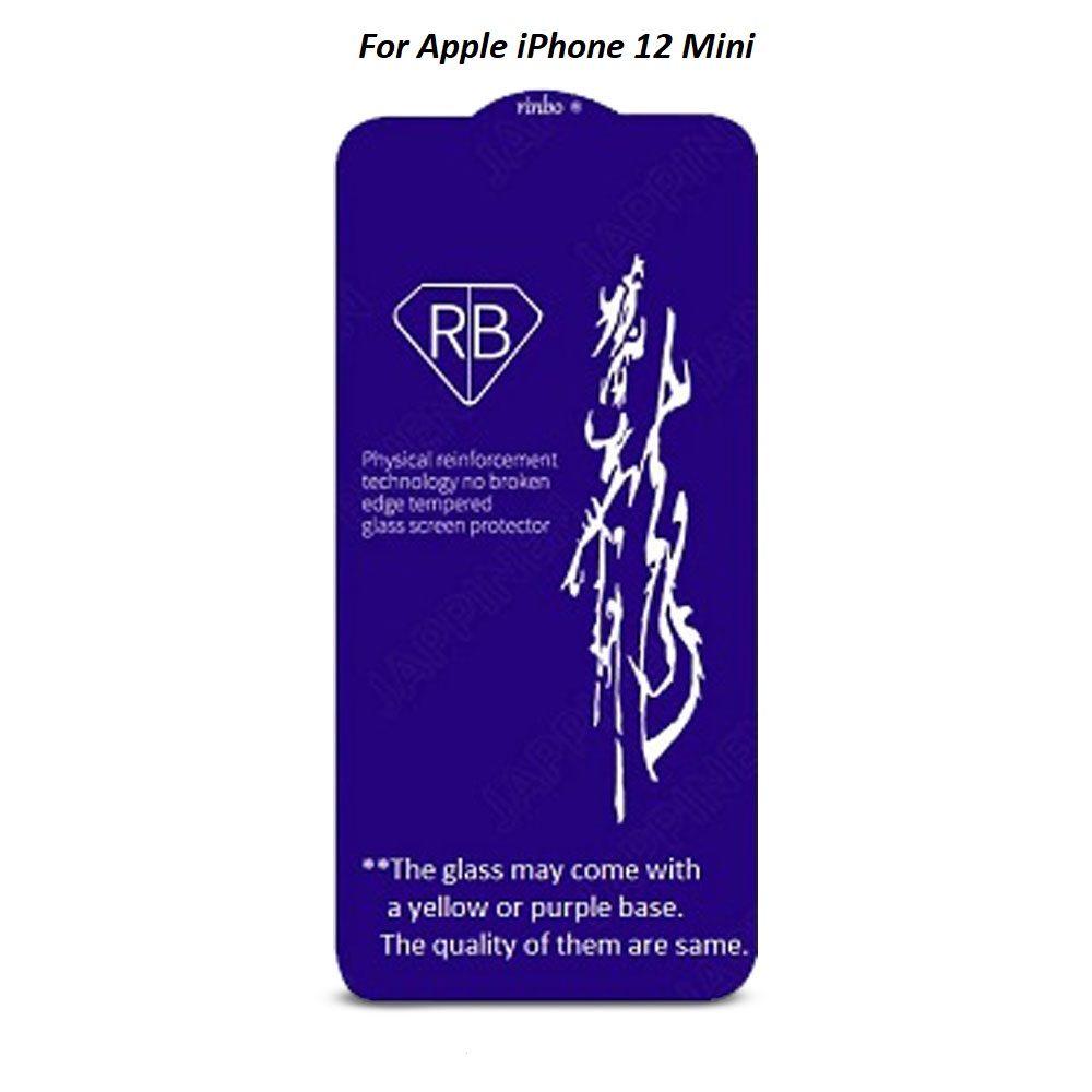 Apple_iPhone 12 Mini Rinbo Full Tempered Glass Screen Protector