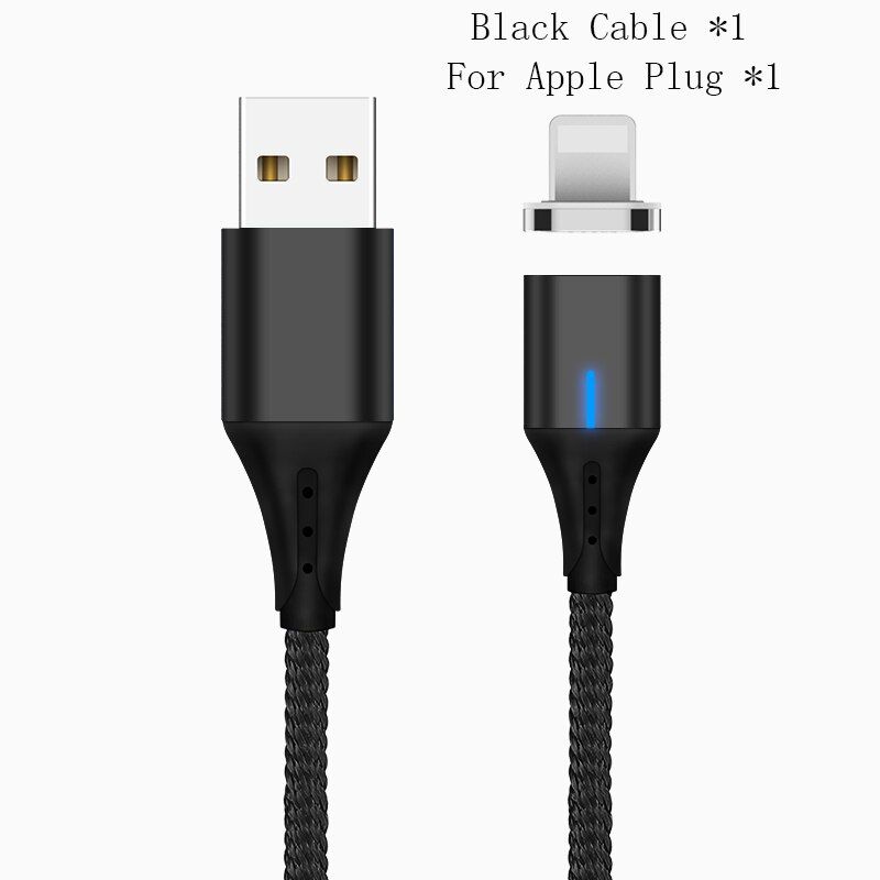 GREENPORT 3A Quick Charge for iphone charger usb magnetic cable charging wire chargeur for Lightning for Apple X magnetico kabel