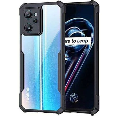 For Realme 9I Edge-Reinforced Shockproof Cushion Back Clear Hybrid Transparent Hard Cover Casing - Phone Back Cover