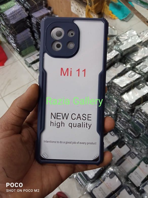 For Xiaomi Mi 11 Luxury Shockproof Clear Hybrid Transparent Hard Cover