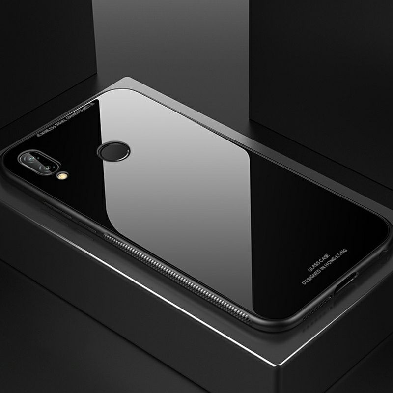 Glass Case back cover for Huawei Y9 (2019)