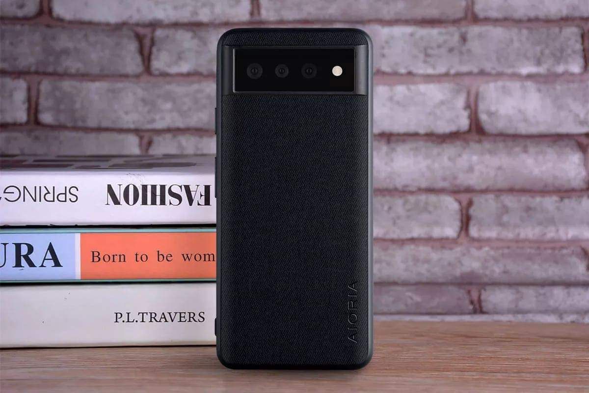 AIORIA Denim textured bumper protective case for google pixel 4