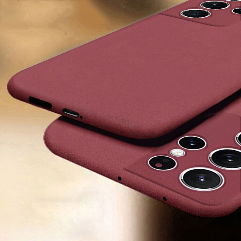 Vantime for Samsung Galaxy S21 Ultra Case Soft Sandstone Slim Matte Cover