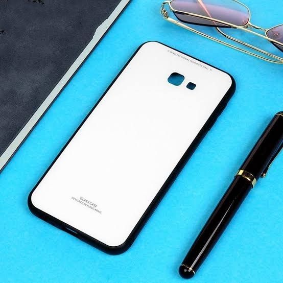 Glass Case Back Cover For Samsung Galaxy J4 Plus