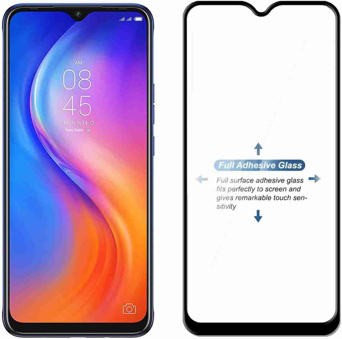 Full Glue Tempered Glass Screen Protector For TECNO Spark 6 Air