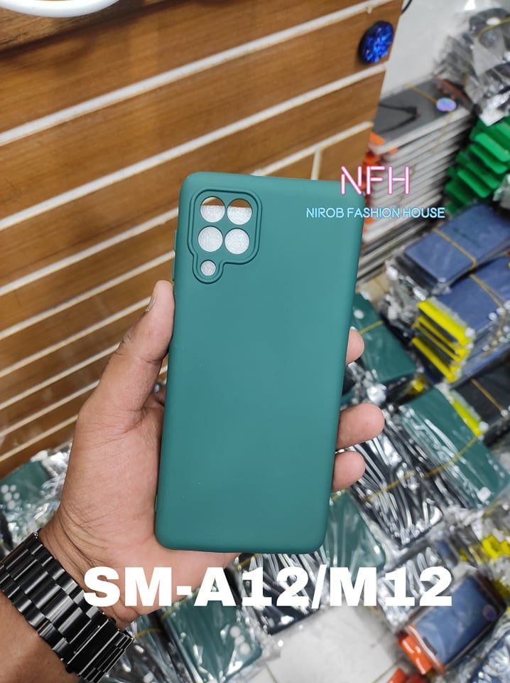 Samsung Galaxy A12 /  M12-  Silicone Camera Protective back cover