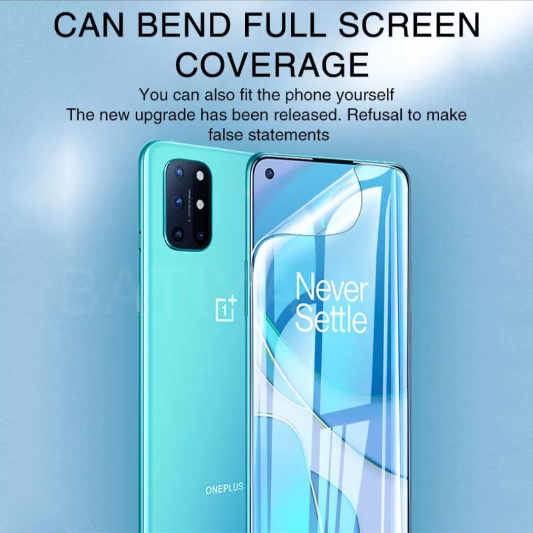 Hydrogel Film Screen Protector Compatible with OnePlus Nord / OnePlus 8/ OnePlus 9 Transparent Soft TPU Protective Film (Not Tempered Film)