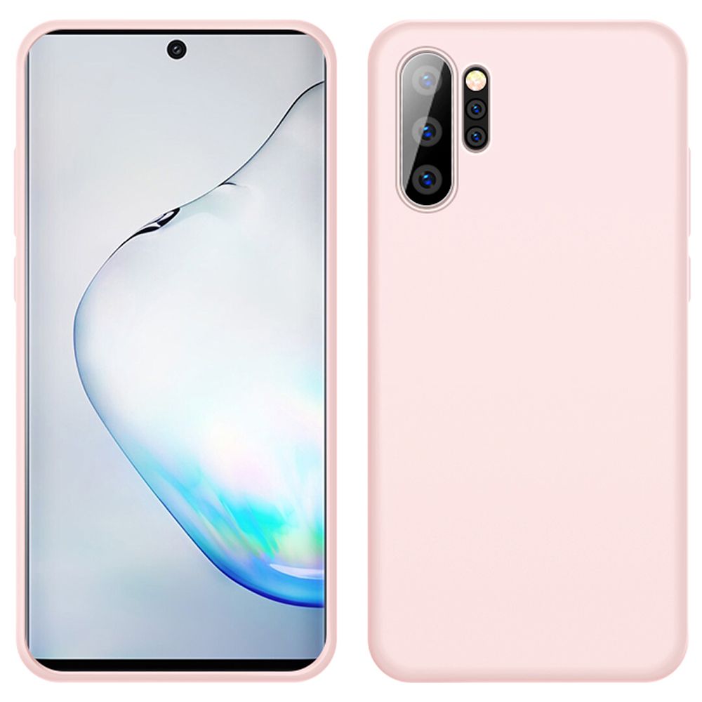 Liquid Silicone Soft Cover For Samsung Galaxy Note 10- Plus Shockproof Phone Case