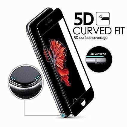 iOS iPhone 8 - 5D Tempered Glass Screen Protector - Transparent