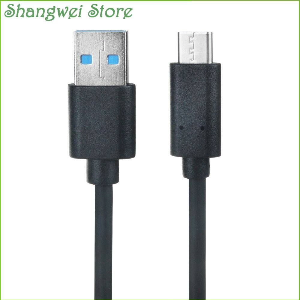 6.6FT Black Cord USB A to Type C Fast Charging USB Cable For Huawei P30 P40 P50