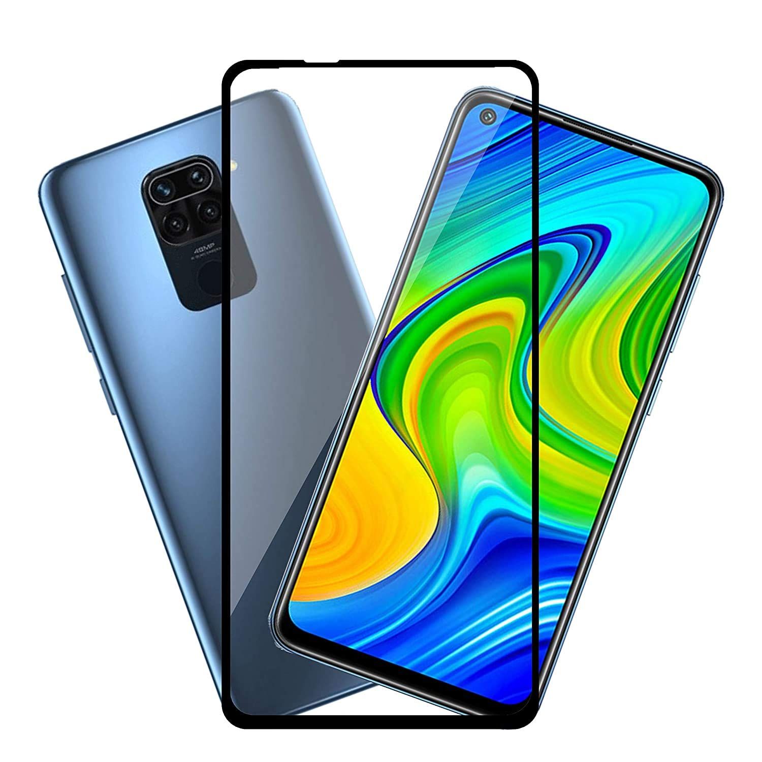 For Xiaomi Redmi Note 9 Tempered Glass Screen Protector 6D/9D/11D - Black