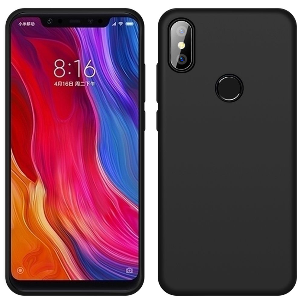 Liquid Silicone Soft Cover For Xiaomi Mi 8 SE Shockproof Phone Case