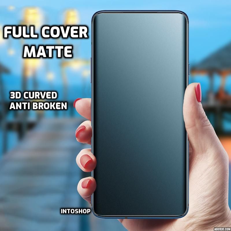 Oneplus 7 pro/7t pro/8 pro/8-9d সিরামিক এজ থেকে এজ অ্যান্টি ব্রোকেন ফুল স্ক্রিন কভারড সিরামিক কার্ভড ম্যাট ফিল্ম স্ক্রিন প্রোটেক্টর