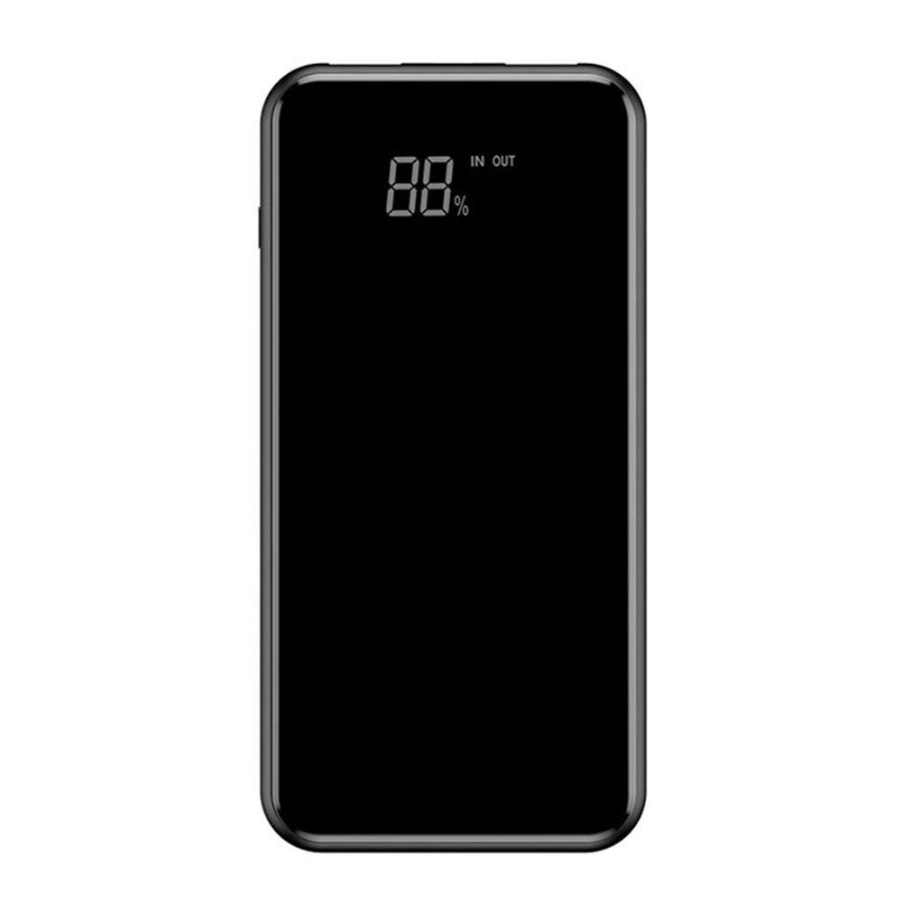 BASEUS QI 2A Dual USB Wireless Power Bank 8000mAh - Black